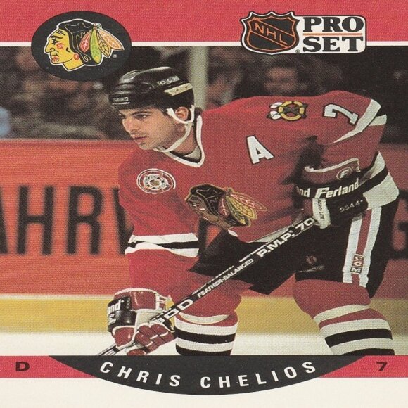 Chris Chelios Chicago Blackhawks NHL Hockey Card Collection - 10 Card Set - Picture 11 of 11